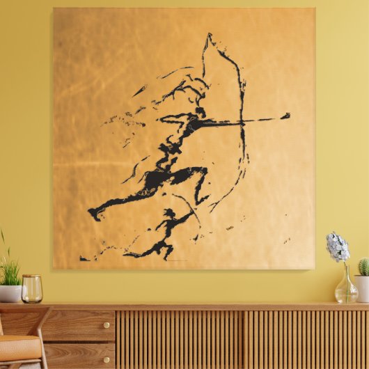 Stone Age Archers Canvas Afdruk (Insitu (Woonkamer))