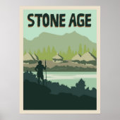 Stone Age Board Game Minimal Travel Style Ga Poster (Voorkant)