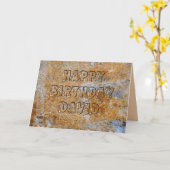Stone Age Happy Birthday David Kaart (Gele Bloem)
