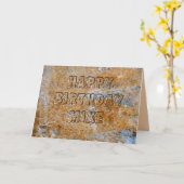 Stone Age Happy Birthday Mike Kaart (Gele Bloem)