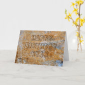 Stone Age Happy Birthday Ryan Kaart (Gele Bloem)