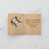 Stone als  honkbal dank je thema Kaarten (Binnen)