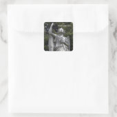 Stone Angel, Washington, Iowa Vierkante Sticker (Tas)
