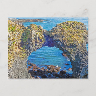 Stone Arch, Arnarstapi, IJsland Briefkaart