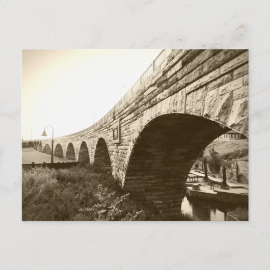 Stone Arch Bridge Briefkaart (Voorkant)