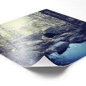 Stone Arch Bridge, Hillsboro New Hampshire Foto Afdruk (Hoek)