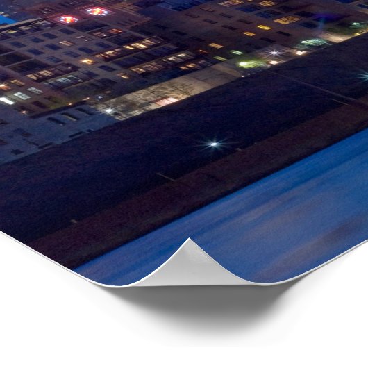 Stone Arch Bridge Minneapolis Skyline poster (Hoek)