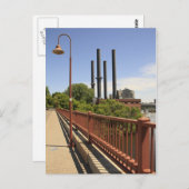 Stone Arch Bridge Uitzicht Briefkaart (Voorkant / Achterkant)