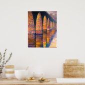 STONE ARCH SUNSET POSTER (Keuken)