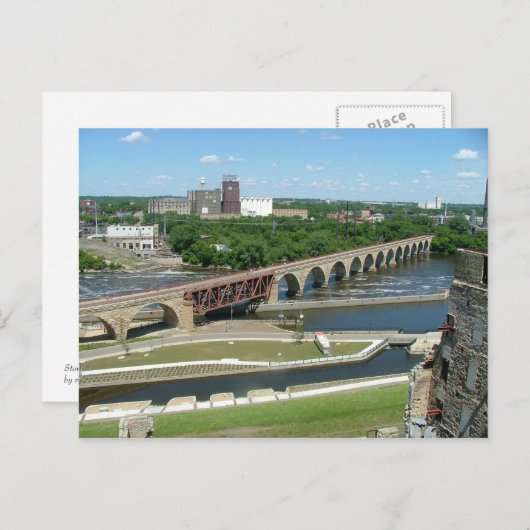 Stone Arche Bridge Briefkaart (Voorkant / Achterkant)