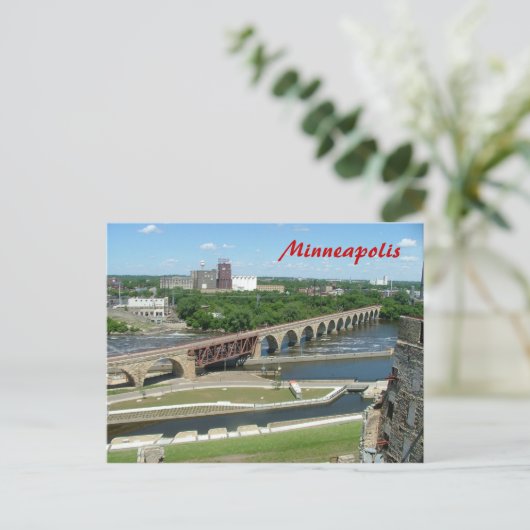 Stone Arche Bridge Briefkaart (Staand voorkant)