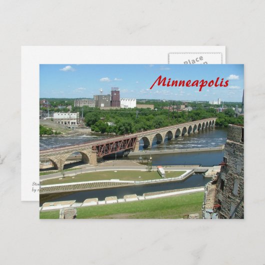 Stone Arche Bridge Briefkaart (Voorkant / Achterkant)