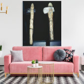 Stone Axes, prehistorisch Canvas Afdruk (Insitu (Woonkamer))