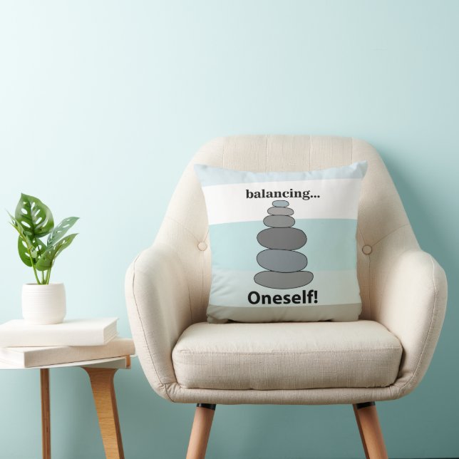 Stone Balancing Kussen (Stoel)