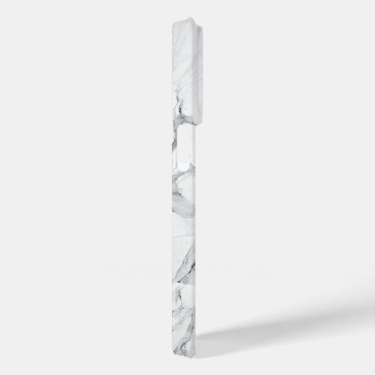 Stone Black White Grey Carrara Marble Case-Mate iPhone Case (Achterkant / Rechts)