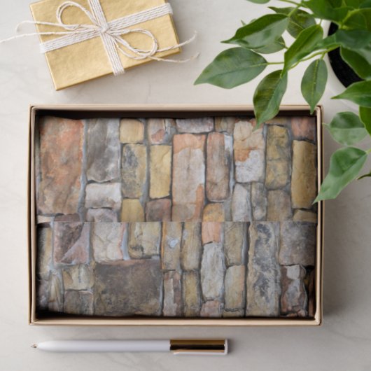 Stone Block Wall Achtergrond 20x30-decoupage Tissuepapier (Geschenk)