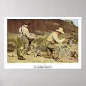 Stone Breakers door Courbet Gustave Poster (Voorkant)