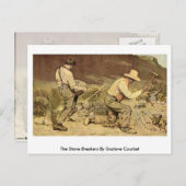 Stone Breakers van Gustave Courbet Briefkaart (Voorkant / Achterkant)