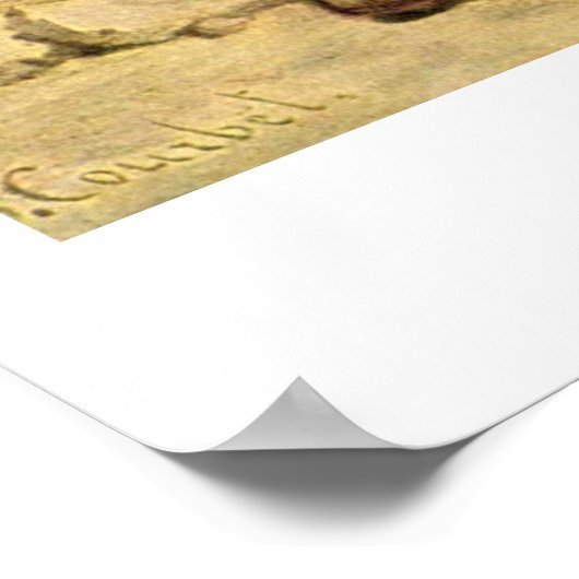 Stone Breakers van Gustave Courbet Poster (Hoek)