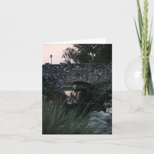 Stone Bridge-briefkaart Kaart (Voorkant)