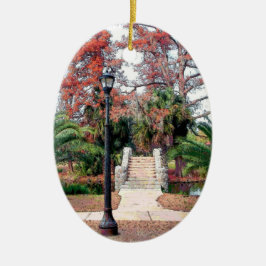 Stone Bridge City Park New Orleans Keramisch Ornament