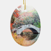 Stone Bridge City Park New Orleans Keramisch Ornament (Achterkant)