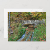 Stone Bridge in het najaar van het Briefkaart (Voorkant / Achterkant)