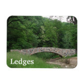 Stone Bridge, Ledges State Park, Iowa Magneet (Horizontaal)