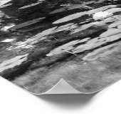 Stone Bridge Lily Pond Black White Print (Hoek)