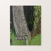 Stone Bridge Lilypads Natuur Legpuzzel (Verticaal)