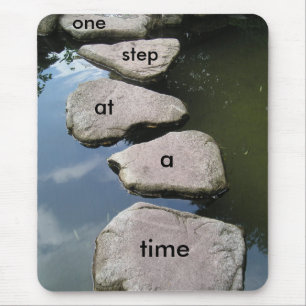 Stone bridge motivatie mousepad muismat