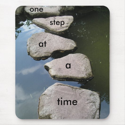 Stone bridge motivatie mousepad muismat (Voorkant)