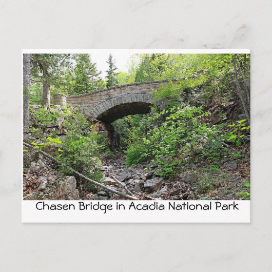 Stone bridge - Nationaal Park Acadia Briefkaart (Voorkant)