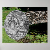 Stone Bridge Natuur Lijst Creëer Uw eigen foto Poster (Voorkant)