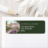 Stone Bridge Waterverf Painting Wedding Etiket (Insitu)