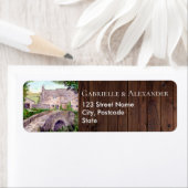 Stone Bridge Waterverf Painting Wedding Etiket (Insitu)