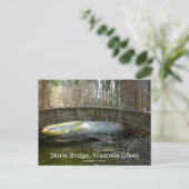 Stone Bridge Yosemite Creek April Torrent Producte Briefkaart (Staand voorkant)