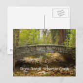 Stone Bridge Yosemite Creek November Producten Briefkaart (Voorkant / Achterkant)