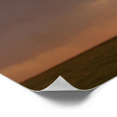 Stone Building Sunset Poster (Hoek)