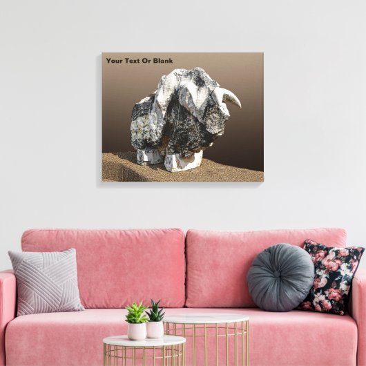 Stone Bull - Ma'alot Canvas Afdruk (Insitu (Woonkamer))