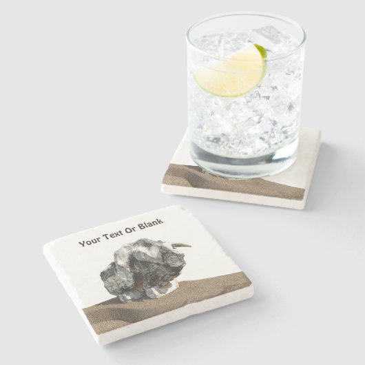 Stone Bull - Ma'alot Stenen Onderzetter (Zijkant)