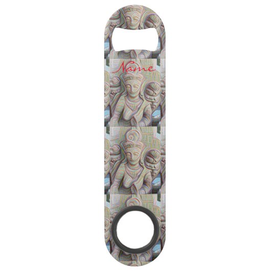 Stone carved dakinis Thunder_Cove Speed Flessenopener (Voorkant)