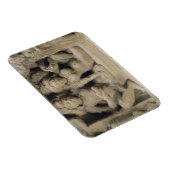 Stone carving of lovers die van een dansvoorstelli magneet (Rechterzijde)