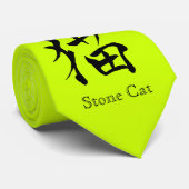 Stone Cat Kanji Stropdas 2flg (Opgerold)