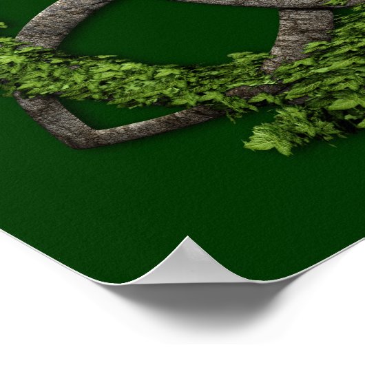 Stone Celtic Trinity Knot Poster (Hoek)