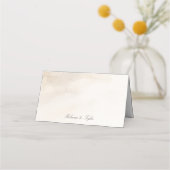 Stone & Cherry Blossom Wedding Folded Place Card Plaatskaartje (Achterkant)