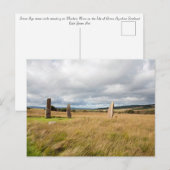 Stone Circle Machrie Moor Arran Briefkaart (Voorkant / Achterkant)