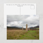 Stone Circle Machrie Moor Briefkaart (Voorkant / Achterkant)