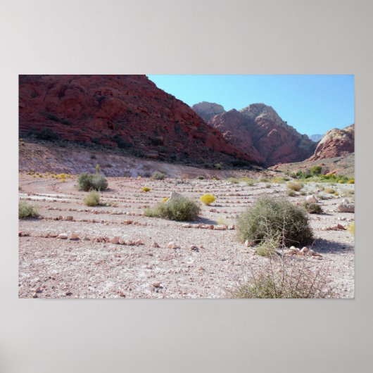 Stone Circle Red Rock Canyon Poster (Voorkant)