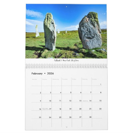Stone Circles of Northwest Scotland Kalender (Feb 2026)
